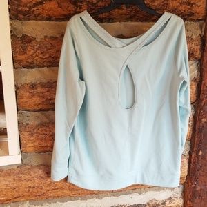 Old Navy Activewear Off Shoulder Mint Yoga Top